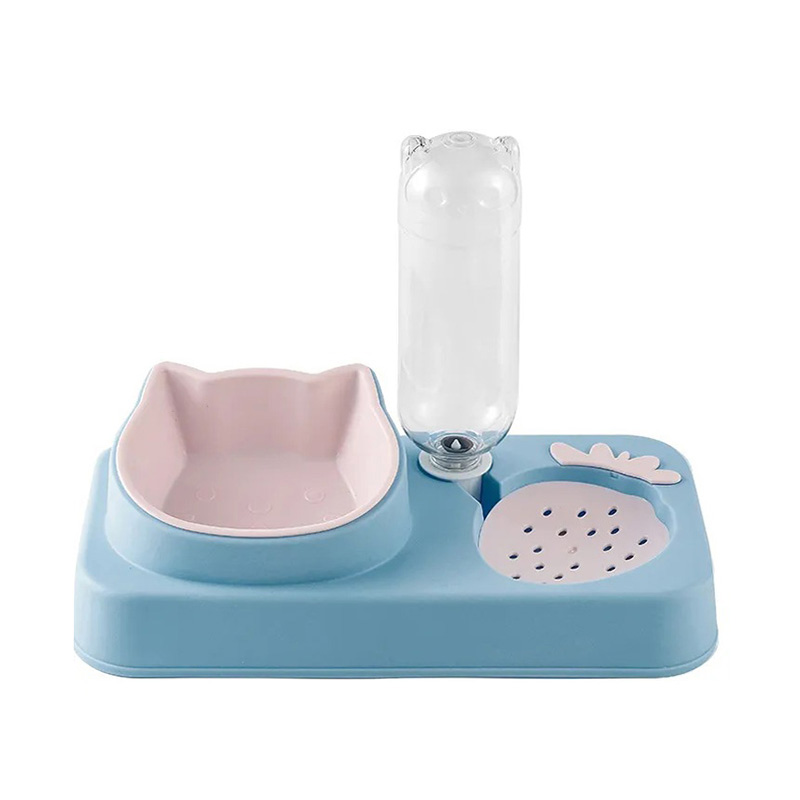 Tazón para mascotas Little Cat Strawberry 3 en 1 con detección de gravedad