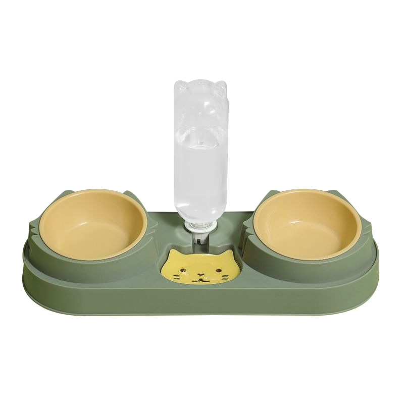 Cuenco de agua potable automático estilo barba para gatitos, alimentación de mascotas