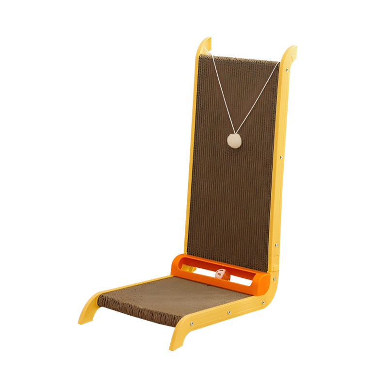 Tabla de rasguños para gatos sencilla, resistente al desgaste y sin astillas, en forma de L