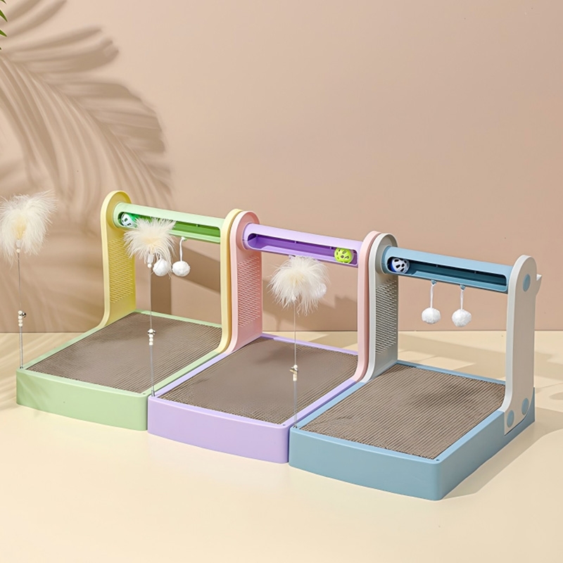 Placa de juego de mesa rascadora para gatos combinada vertical