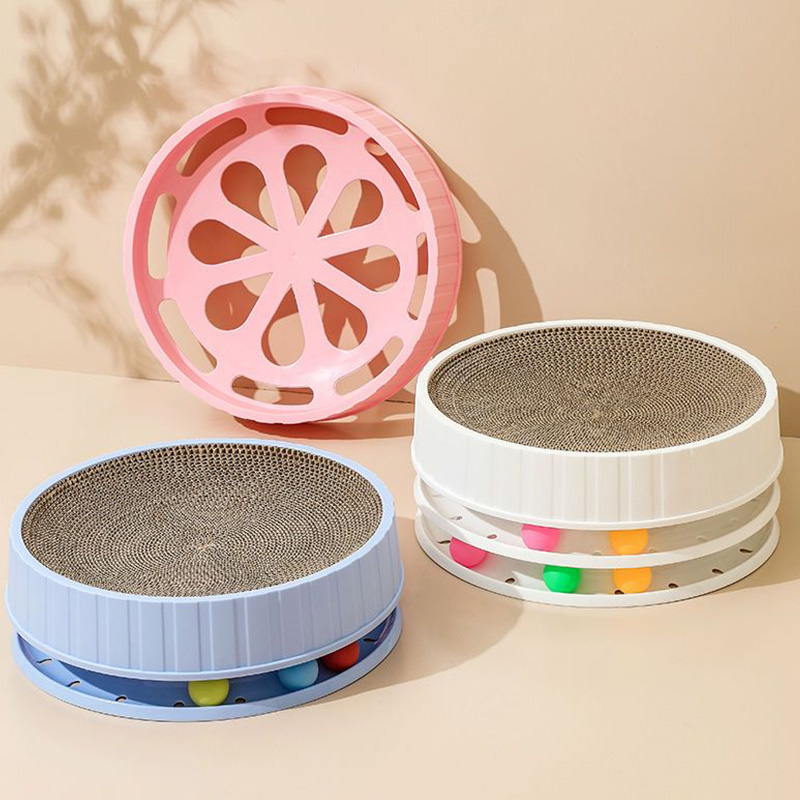 Tablero multifuncional para patas de gato de dos capas para mascotas