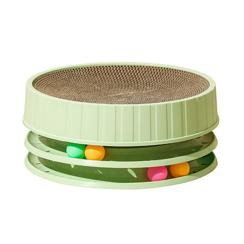 La tabla rascadora para gatos de tres capas para mascotas puede dormir