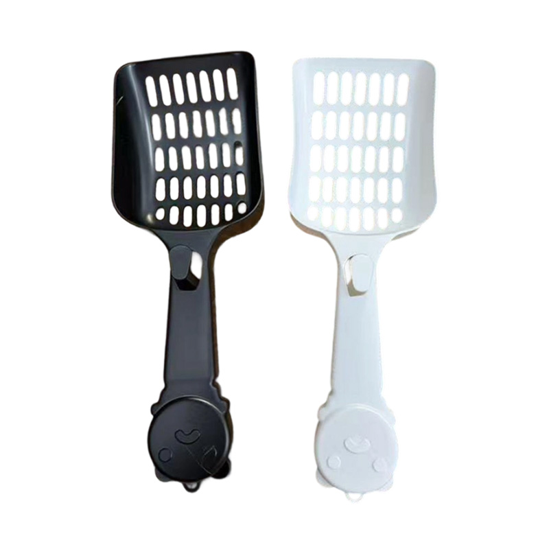 Tamiz de basura para gatos de plástico liviano y duradero con diseño de una sola pieza