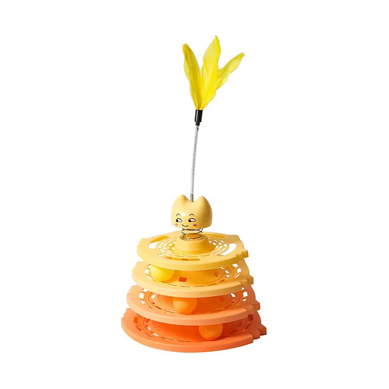 Juguetes para mascotas con rueda giratoria para gatos de diseño biónico